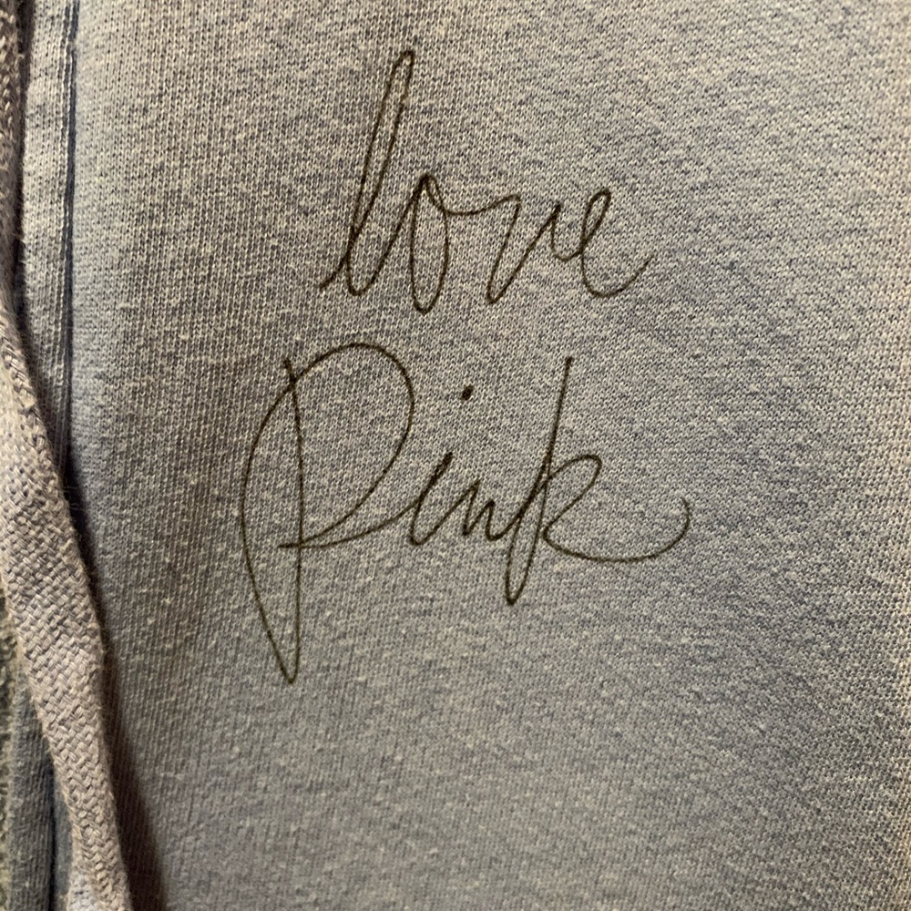 Blue, Love 💗 Pink Zip-up (Size small)